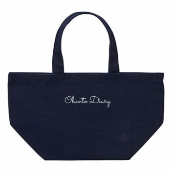 ObentoDiaryキャンバス生地ランチバッグランチバッグ（ネイビー）