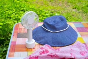 運動会での熱中症対策グッズのイメージ