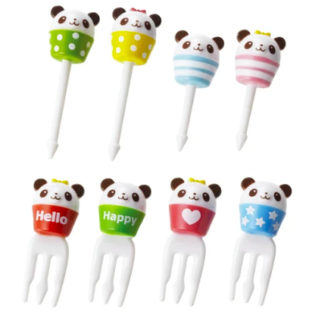 るんるんカップパンダ　ピックスセット　キャラ弁/お弁当ピック/フードピック