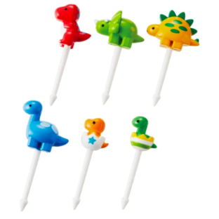 恐竜ピック　キャラ弁/お弁当ピック/フードピック