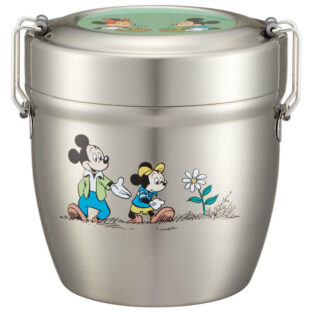 ディズニー ミッキー&ミニー 抗菌 真空ステンレス丼ランチジャー 550ml