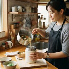 スープジャーが冷める原因と、お昼まで熱々を保つコツ