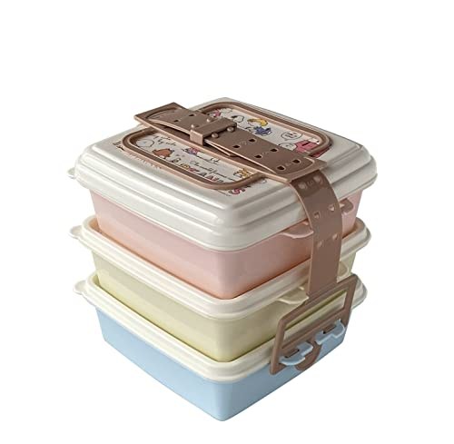 スヌーピー スタック式ピクニックケース 3段 920ml×3