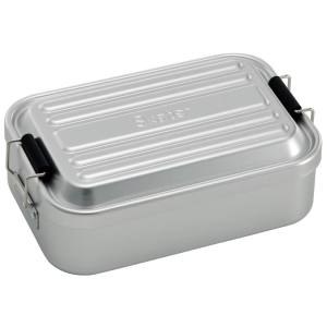 アルミ 弁当箱 1段 ロック式 600ml AFT6